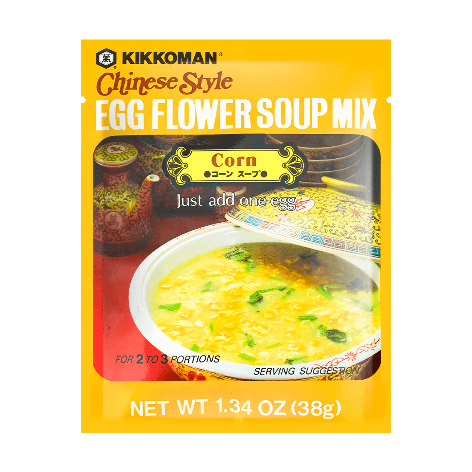 Kikkoman Chinese Style Egg Flower Soup Mix 38g